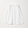 LONG FIBER COTTON クリア クルーネック 長袖 Tシャツ