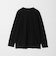 LONG FIBER COTTON クリア クルーネック 長袖 Tシャツ