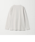 LONG FIBER COTTON クリア クルーネック 長袖 Tシャツ