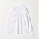 LONG FIBER COTTON クリア モックネック 長袖 Tシャツ