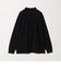 LONG FIBER COTTON クリア モックネック 長袖 Tシャツ