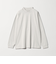 LONG FIBER COTTON クリア モックネック 長袖 Tシャツ