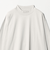 LONG FIBER COTTON クリア モックネック 長袖 Tシャツ