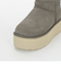 ＜UGG＞クラシック ウルトラ ミニ プラットフォーム ブーツ