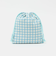 巾着バッグ（小）（ギンガム） / キッズ