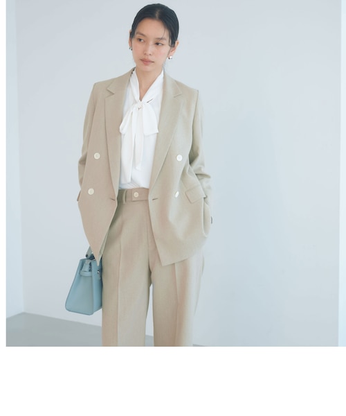 size SHORTあり］Greed グリード メランジ ダブル ジャケット