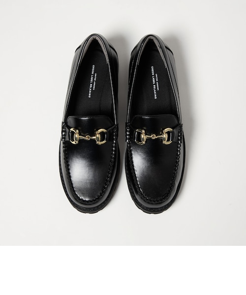 green label relaxing クッショニーシューズ ローファー 25 クッショニーシューズ ローファー / ビットローファー｜グリーン