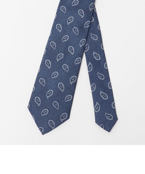 Seaward & Stearn＞8.0cm ペイズリー ネクタイ｜グリーンレーベル