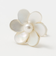 シェル フラワー ピアス