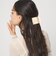 【WEB限定】スクエアマーブル ヘアクリップ