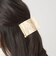 【WEB限定】スクエアマーブル ヘアクリップ