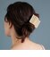 【WEB限定】スクエアマーブル ヘアクリップ