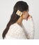 【WEB限定】スクエアマーブル ヘアクリップ
