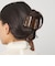 【WEB限定】スクエアマーブル ヘアクリップ