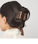 【WEB限定】スクエアマーブル ヘアクリップ