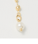 2WAY ボールチェーン＆フェイクパール ネックレス