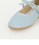 スクエアリボン フラットシューズ / キッズ  17cm-23cm