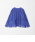 ［size SHORTあり］ボイル レイヤー ギャザー ブラウス