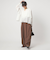 【WEB限定】＜at ease＞2WAY ワイド パンツ 撥水 UVカット