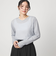 【WEB限定】＜at ease＞シアー テンジク ロングスリーブ カットソー