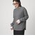 【WEB限定】＜at ease＞ワッフル ヘンリーネック ロングスリーブ カットソー