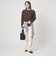 【WEB限定】＜at ease＞ワッフル ヘンリーネック ロングスリーブ カットソー
