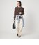 【WEB限定】＜at ease＞ワッフル ヘンリーネック ロングスリーブ カットソー