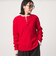 【WEB限定】＜at ease＞ワッフル ヘンリーネック ロングスリーブ カットソー