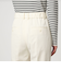 ［size SHORT/TALLあり］Daily Chic タック スリム パンツ オフホワイト