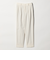 ［size SHORT/TALLあり］Daily Chic タック スリム パンツ オフホワイト