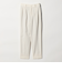 ［size SHORT/TALLあり］Daily Chic タック スリム パンツ オフホワイト