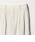 ［size SHORT/TALLあり］Daily Chic タック スリム パンツ オフホワイト