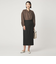 ［size SHORTあり］Daily Chic カラミ タイト スカート マシンウォッシャブル