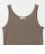 ベーシック リブ タンクトップ
