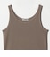ベーシック リブ タンクトップ