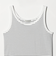 ベーシック リブ タンクトップ