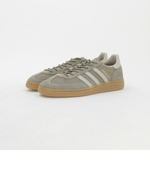 leleleカーキベージュ1 adidas Originals＞ハンドボール スペツィアル スニーカー｜グリーン