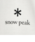 ＜snow peak＞スタンダード ロゴ Tシャツ