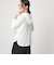 【WEB限定】＜at ease＞シアーテレコ フード ロングスリーブ カットソー