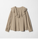 100/2 ラッフルカラー ブラウス