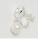 淡水パール＆プレート イヤリング