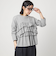 【WEB限定】＜at ease＞フロント フリル プルオーバー カットソー