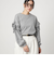 【WEB限定】＜at ease＞袖フリル プルオーバー カットソー