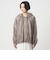 シアー ギャザー フード ブルゾン