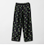 フラワー ジャガード パンツ