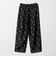 フラワー ジャガード パンツ