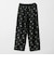 フラワー ジャガード パンツ