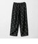 フラワー ジャガード パンツ