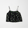 フラワー ジャガード キャミソール