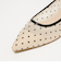 ポインテッド チュール フラットシューズ
